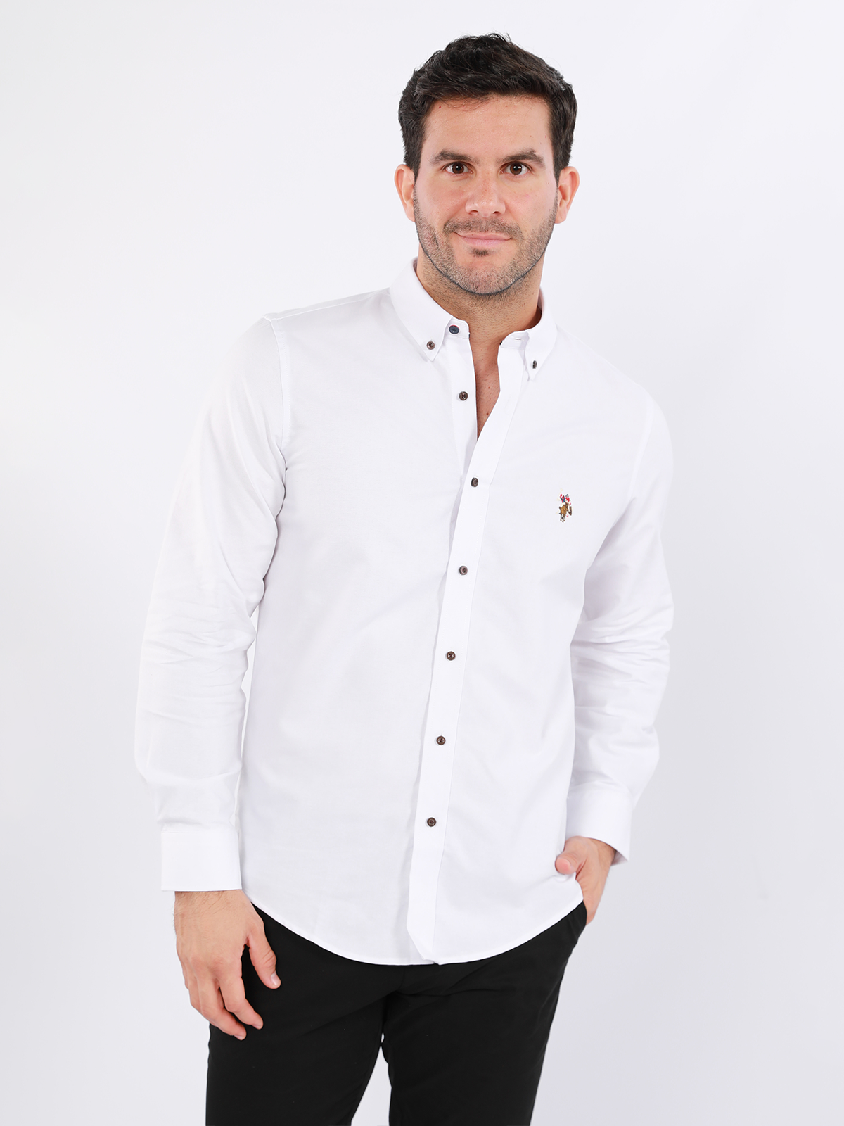 Camisa Manga larga white L