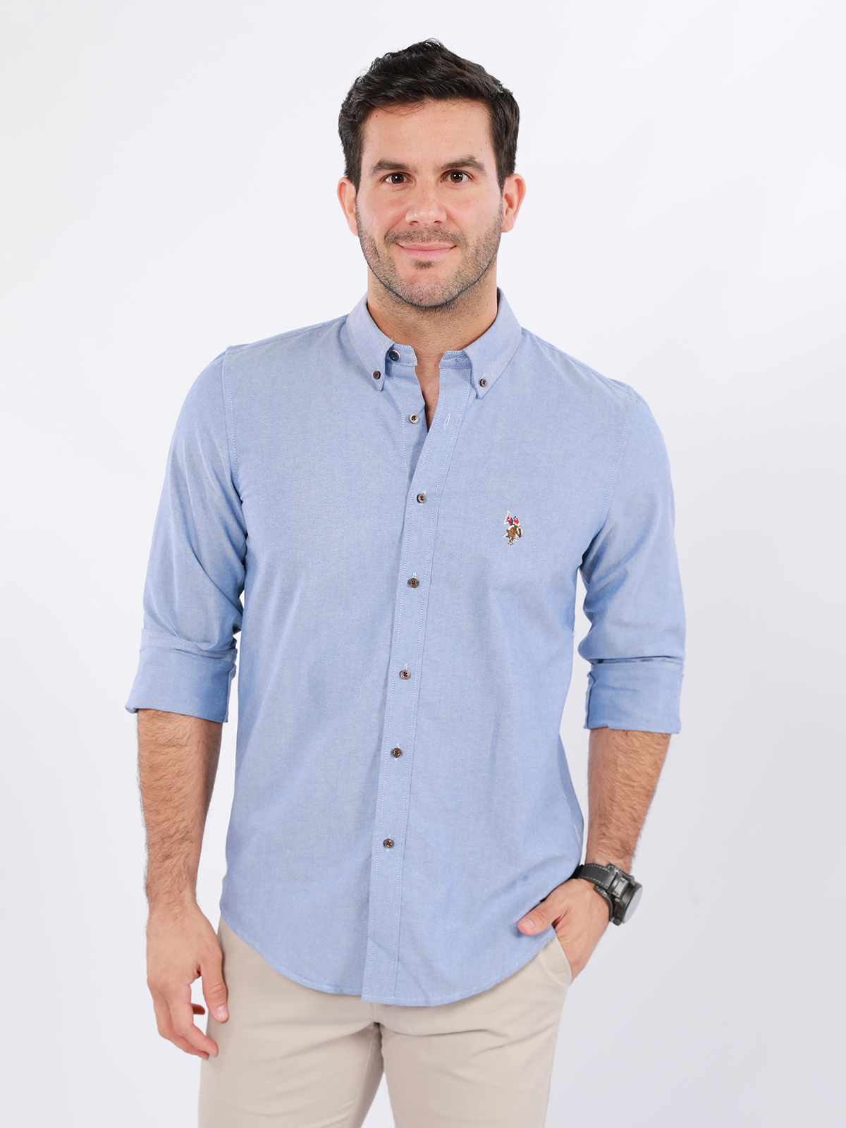 Camisa Manga larga blue L