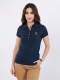 Polo shirt manga corta